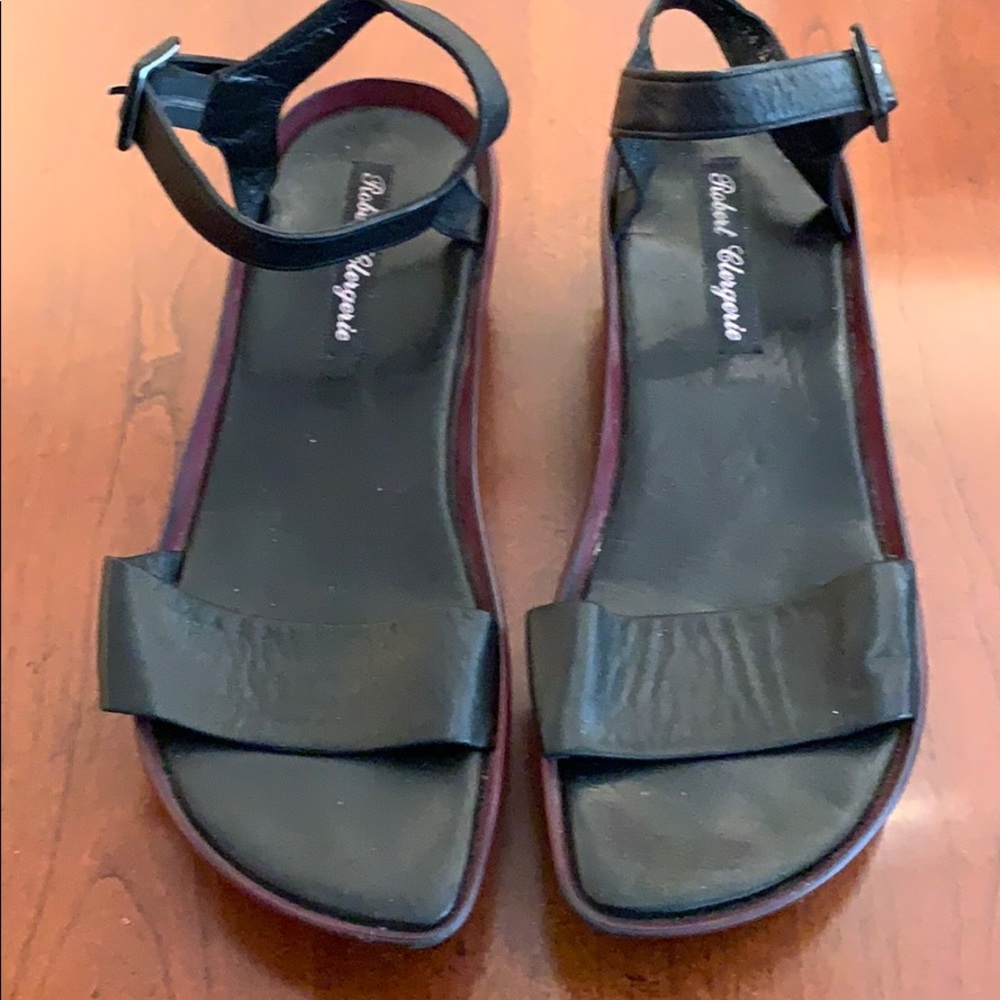 Robert Clergerie Black Sandals